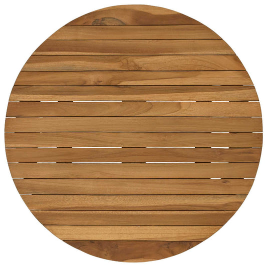 vidaXL Table Top Ø 60 x 3.5 Round Solid Teak Wood Natural