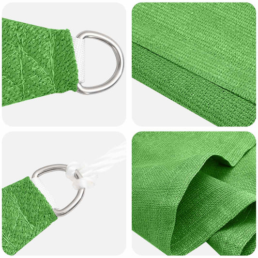 vidaXL Sunshade Sail 2 x 6 m HDPE Rectangular Light Green