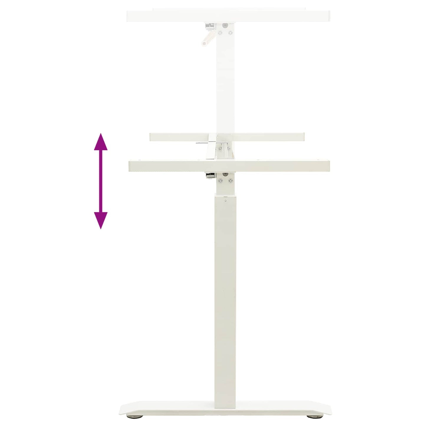 vidaXL Desk with Storage White and Natural 140 x 60 cm Solid Oak Wood