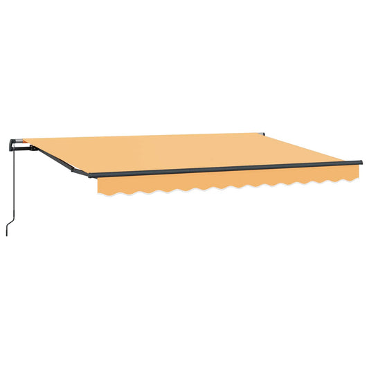 vidaXL Retractable Awning Sand 300 x 250 cm Polyester and Aluminium