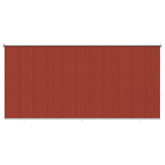 vidaXL Outdoor Roller Blind 90% UV Block Terracota 400 x 230 cm HDPE