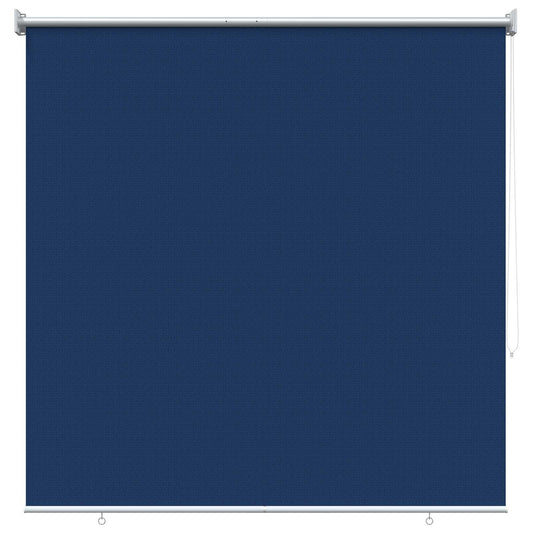 vidaXL Outdoor Roller Blind 90% UV Block Blue 140 x 140 cm HDPE