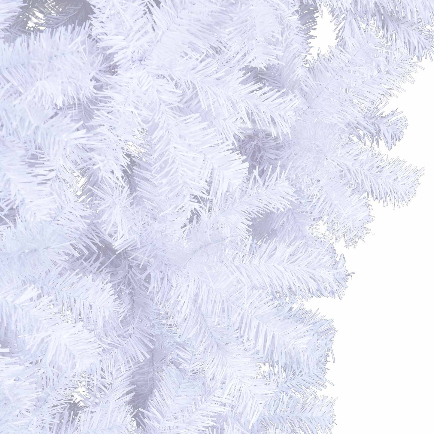 vidaXL Artificial Christmas Tree with Stand White 240 cm PVC and Steel