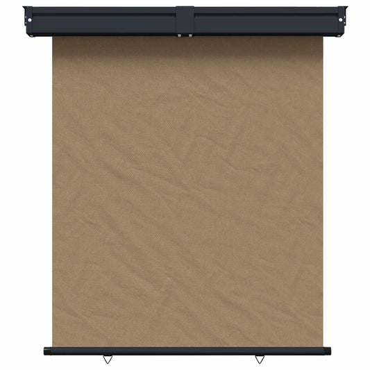 vidaXL Balcony Side Awning 140 x 250 cm 100% polyester iron steel