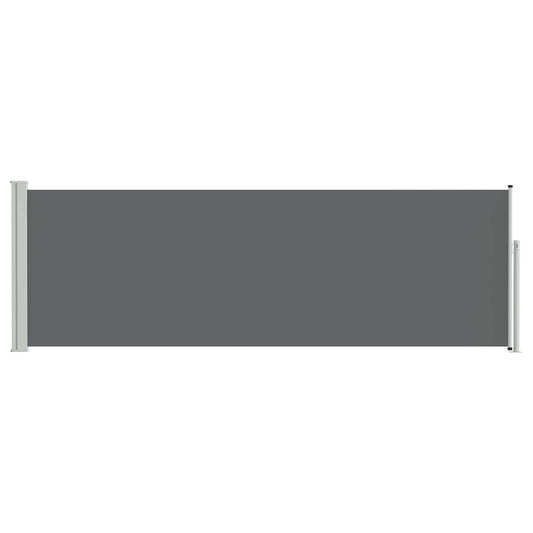 vidaXL Retractable Side Awning Anthracite 300 x 100 cm Polyester