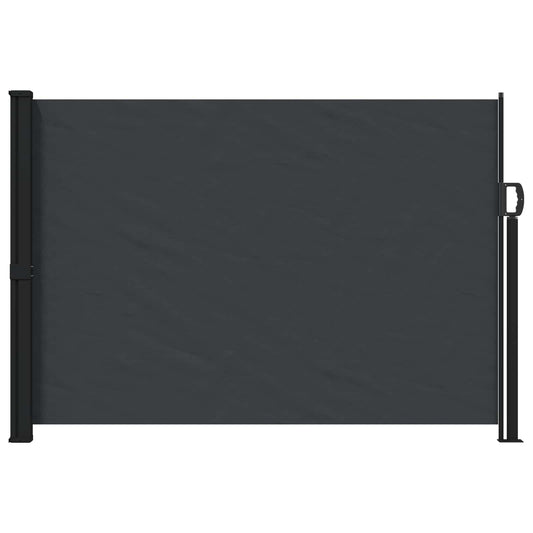 vidaXL Retractable Side Awning Black 300 x 170 cm Polyester