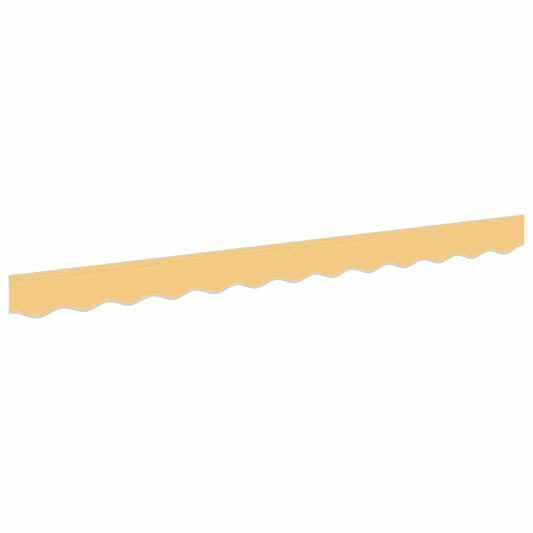 vidaXL Awning Valance Replacement for 4 m Sand Polyester