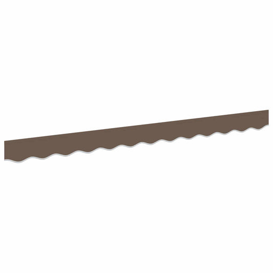 vidaXL Awning Valance Replacement for 4 m Taupe Polyester