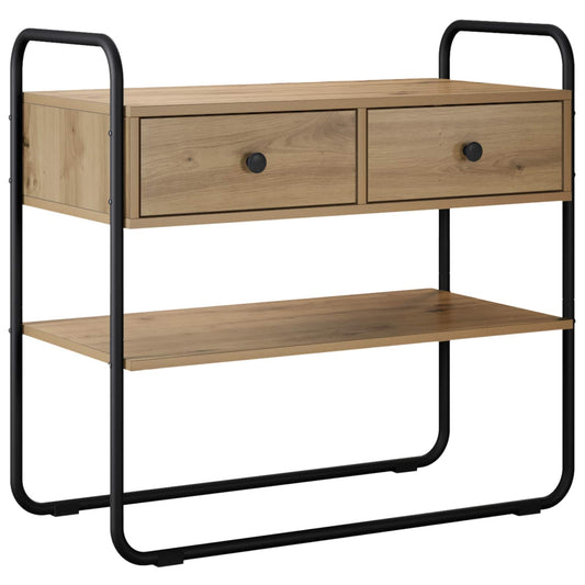 vidaXL Console Table Artisan Oak 100 x 40 x 75 cm Engineered Wood