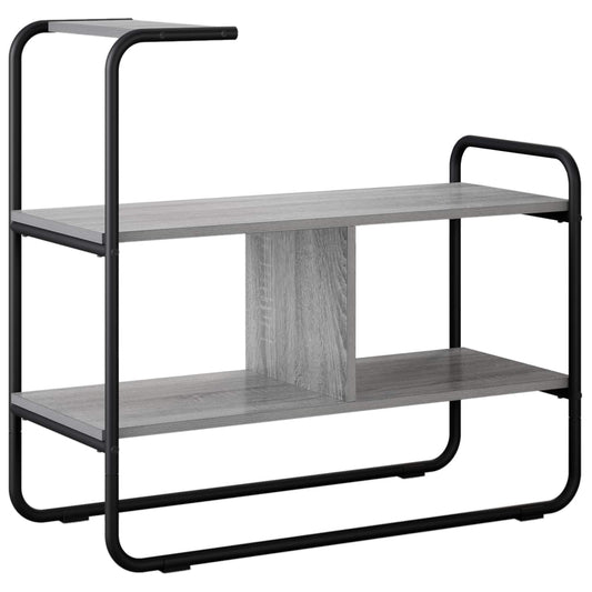 vidaXL Console Table Grey Sonoma 80 x 35 x 75 cm Engineered Wood