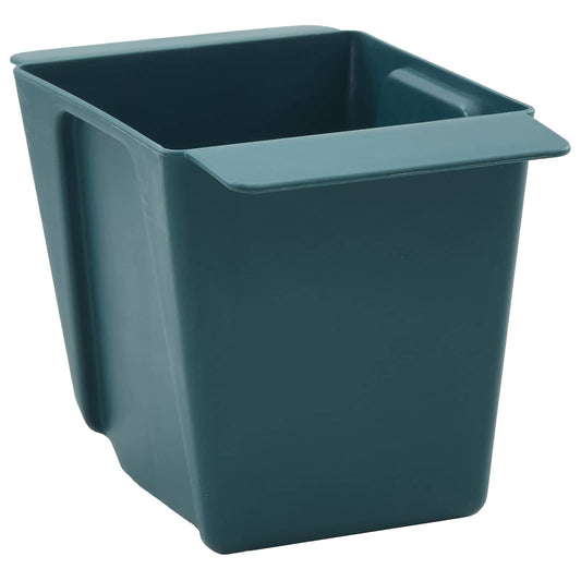vidaXL Flower Boxes for Euro Pallets 12 pcs Green 14 x 9 x 9.5 cm