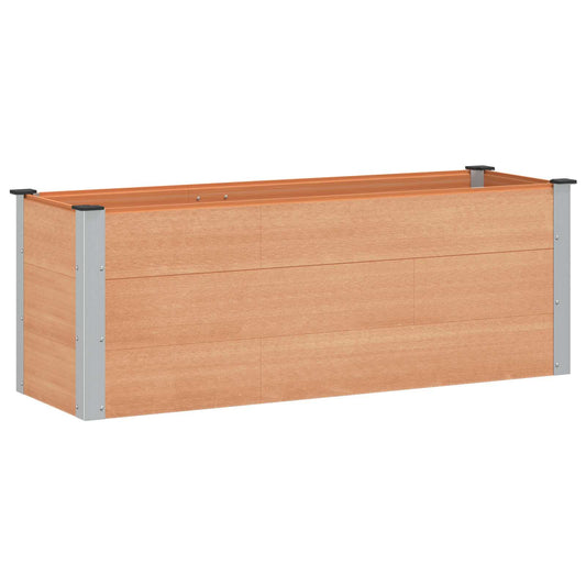 vidaXL Garden Raised Bed Brown 150 x 50 x 54 cm