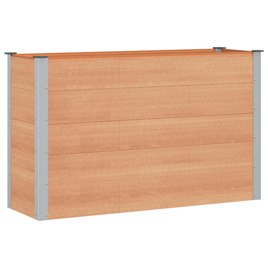 vidaXL Garden Raised Bed Brown 150 x 50 x 91 cm