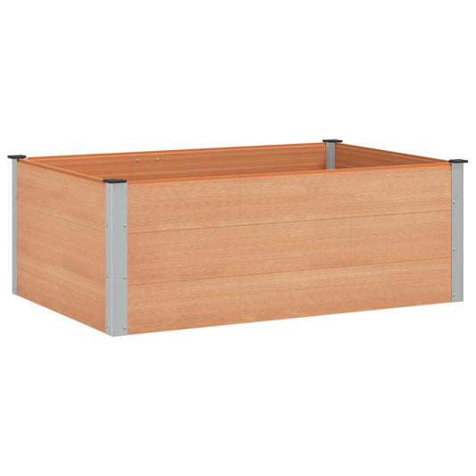 vidaXL Garden Raised Bed Brown 150 x 100 x 54 cm