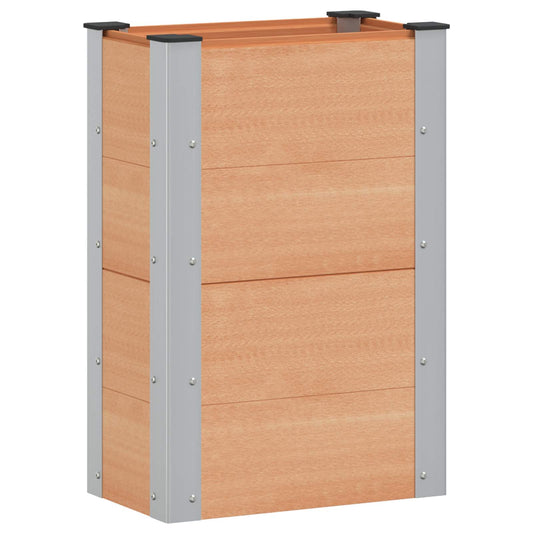 vidaXL Garden Raised Bed Brown 50 x 30 x 72 cm