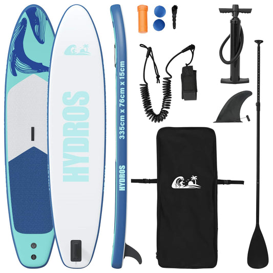 vidaXL Inflatable Stand Up Paddle Board HYDROS 335 x 76 x 15 cm for