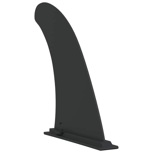 vidaXL SUP Fin 3.5 x 18 x 21.5 cm Nylon Black