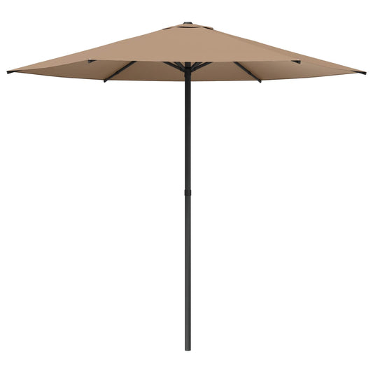 vidaXL Garden Parasol 230 x 230 cm Polyester Rectangular Taupe