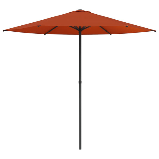 vidaXL Garden Parasol 230 x 230 cm Polyester Rectangular Terracotta