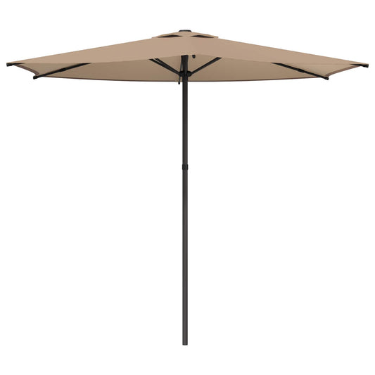 vidaXL Garden Parasol 270 x 270 cm Polyester Rectangular Taupe