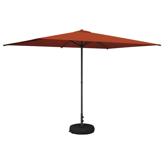 vidaXL Garden Parasol with Base 200 x 300 cm Polyester Rectangular