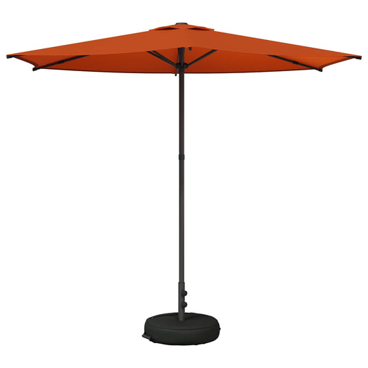 vidaXL Garden Parasol with Base 270 x 270 cm Polyester Rectangular
