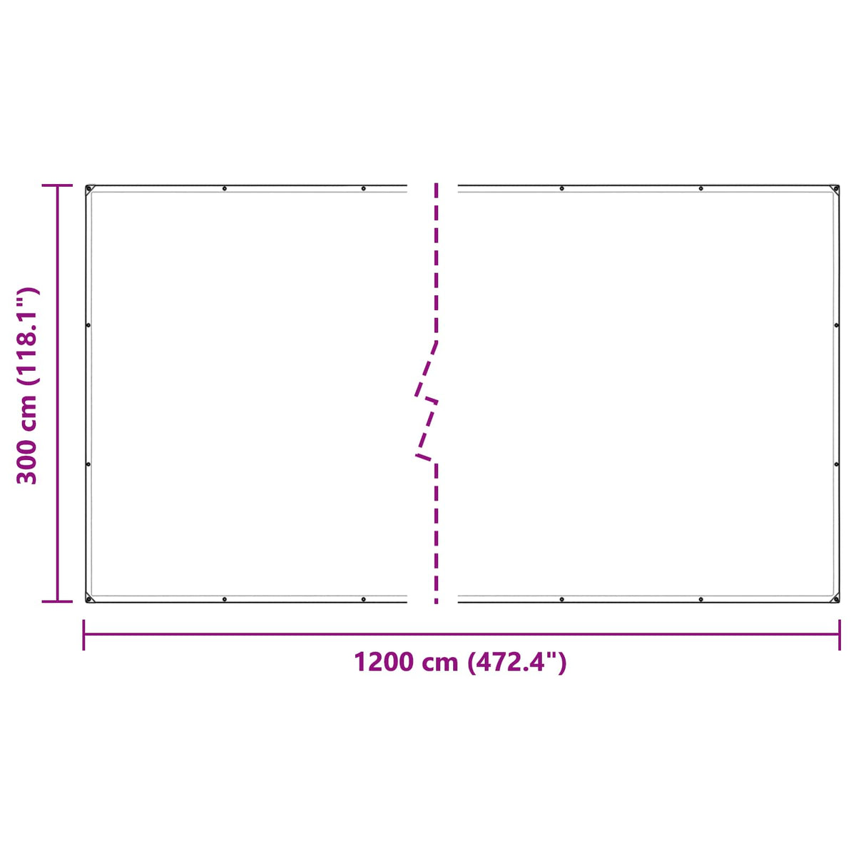 vidaXL Plant Cover Transparent 3 x 12 m PVC