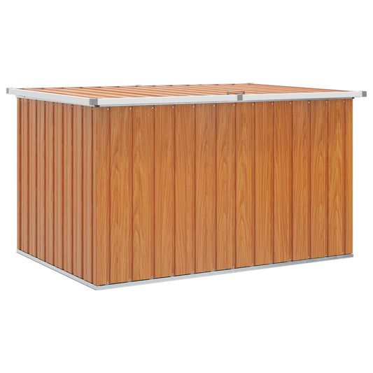 vidaXL Outdoor Storage Box Galvanised Steel 150 x 101 x 91 cm Wood