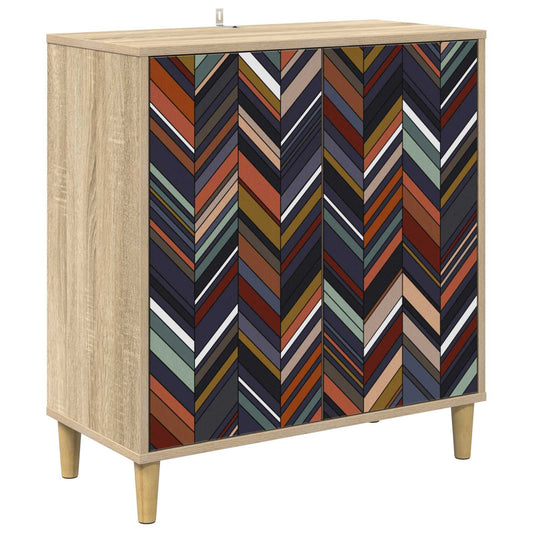 vidaXL Sideboard OMMEN Sonoma 69 x 33 x 75 cm Engineered Wood