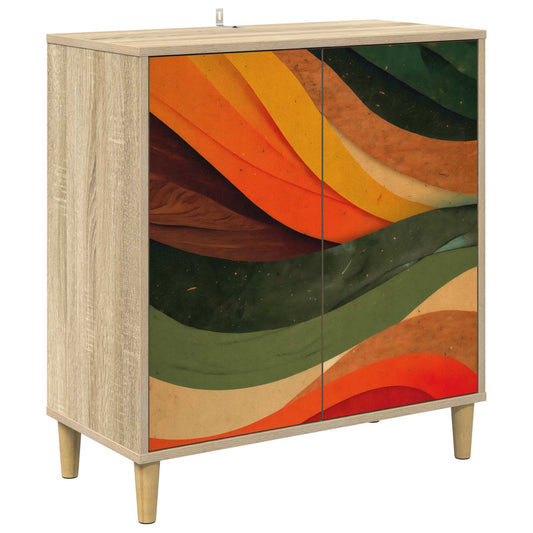 vidaXL Sideboard BONN Sonoma 69 x 33 x 75 cm Engineered Wood