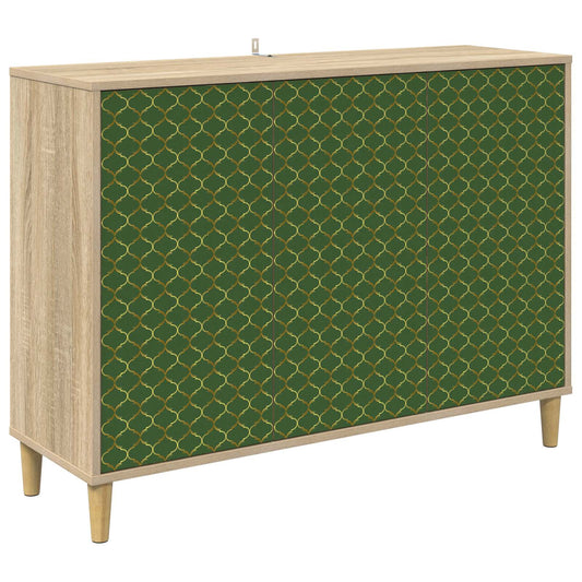 vidaXL Sideboard GELEEN Sonoma 102 x 33 x 75 cm Engineered Wood