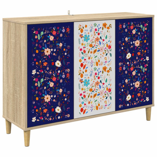 vidaXL Sideboard MAINZ Sonoma 102 x 33 x 75 cm Engineered Wood