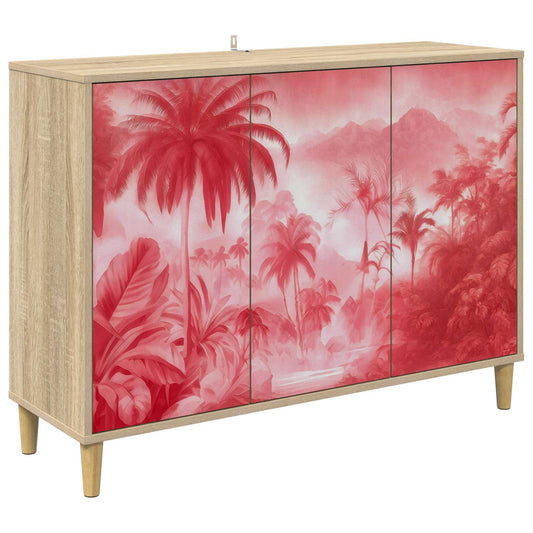 vidaXL Sideboard AACHEN Sonoma 102 x 33 x 75 cm Engineered Wood