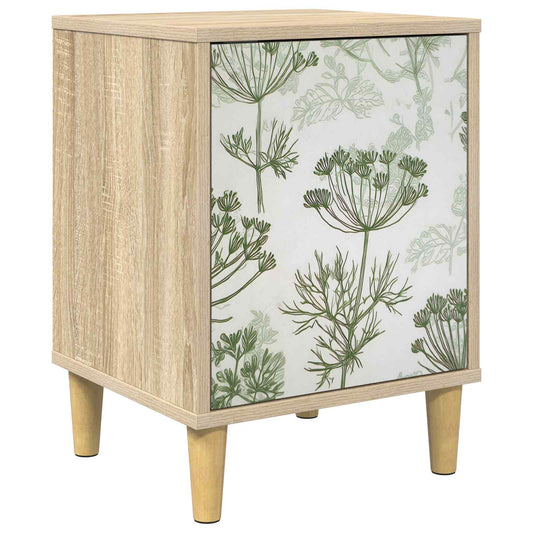 vidaXL Bedside Cabinet GOTHA Sonoma Oak 36 x 33 x 50 cm