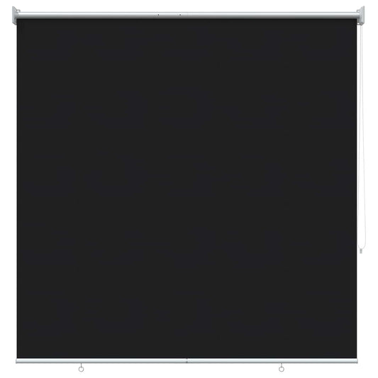 vidaXL Outdoor Roller Blind UV Protection Black 120 x 230 cm (W x H)