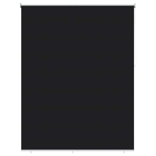 vidaXL Outdoor Roller Blind UV Protection Black 160 x 230 cm (W x H)