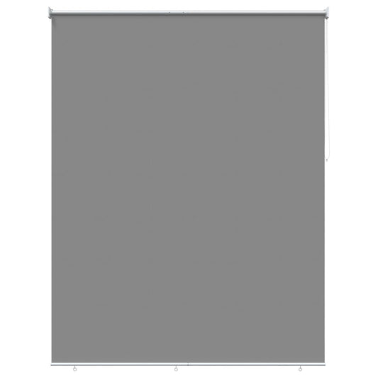vidaXL Outdoor Roller Blind UV Protection Light Grey Polyester