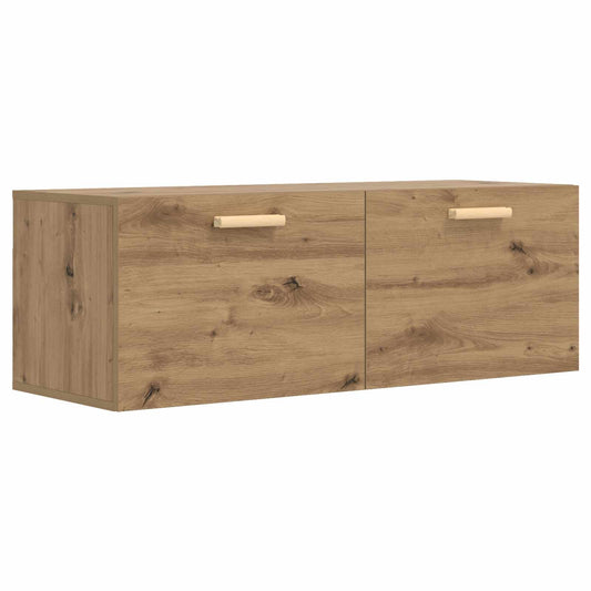 vidaXL Wall Cabinet 100 x 36.5 x 35 cm Engineered Wood Artisan oak
