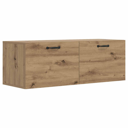 vidaXL Wall Cabinet 100 x 36.5 x 35 cm Engineered Wood Artisan oak