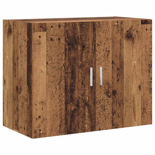 vidaXL Wall Cabinet Old Wood 80 x 42.5 x 64 cm Engineered Wood