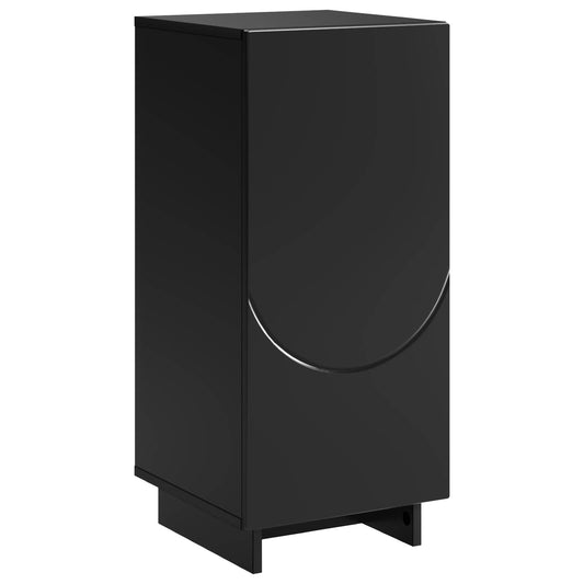 vidaXL Sideboard Black 33.5 x 34.5 x 75 cm Engineered Wood