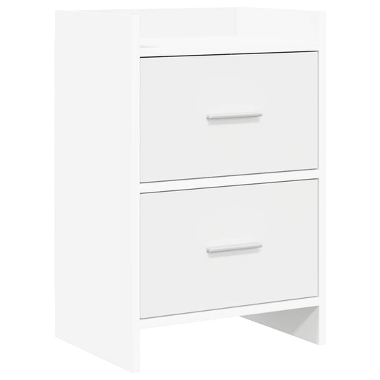 vidaXL Bedside Tables White 40 x 30 x 60 cm Engineered Wood