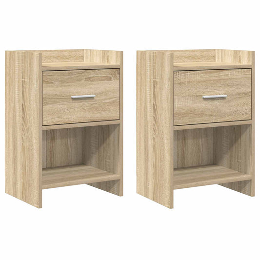 vidaXL Bedside Tables 2 pcs Sonoma Oak 40 x 30 x 60 cm Engineered Wood
