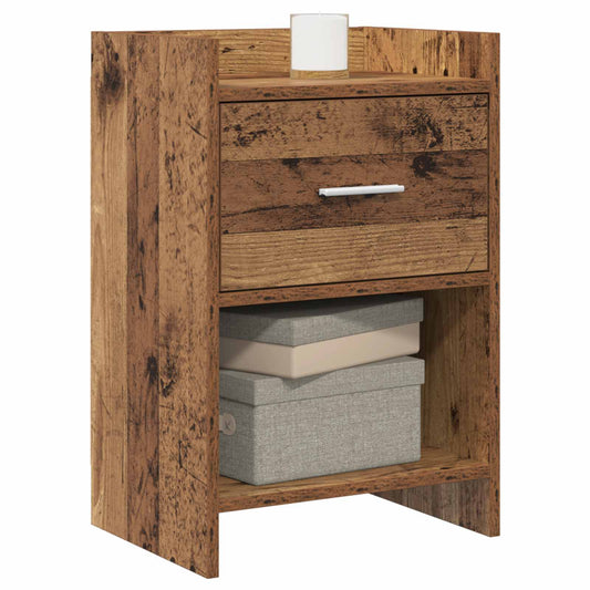 vidaXL Bedside Tables Old Wood 40 x 30 x 60 cm Engineered Wood