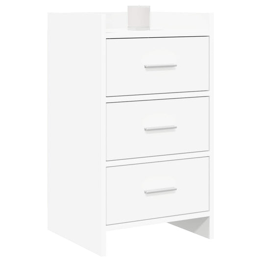 vidaXL Bedside Tables White 40 x 36 x 70 cm Engineered Wood