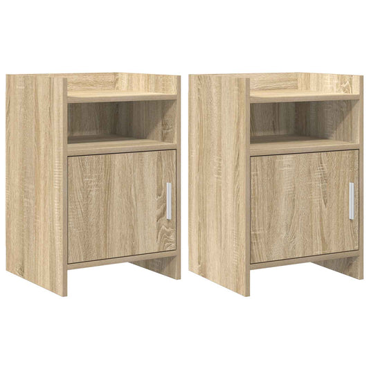 vidaXL Bedside Tables 2 pcs Sonoma Oak 40 x 36 x 60 cm Engineered Wood