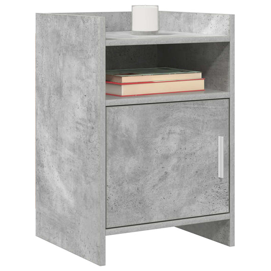 vidaXL Bedside Tables 2 pcs Concrete Grey 40 x 36 x 60 cm