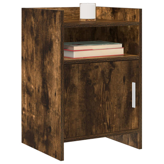vidaXL Bedside Tables 2 pcs Smoked Oak 40 x 36 x 60 cm Engineered Wood
