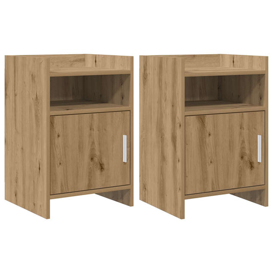vidaXL Bedside Tables 2 pcs Artisan Oak 40 x 36 x 60 cm