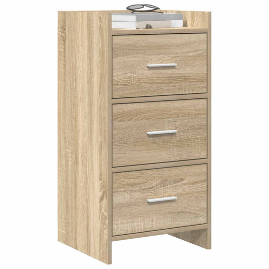 vidaXL Sideboard Sonoma Oak 40 x 36 x 80 cm Engineered Wood